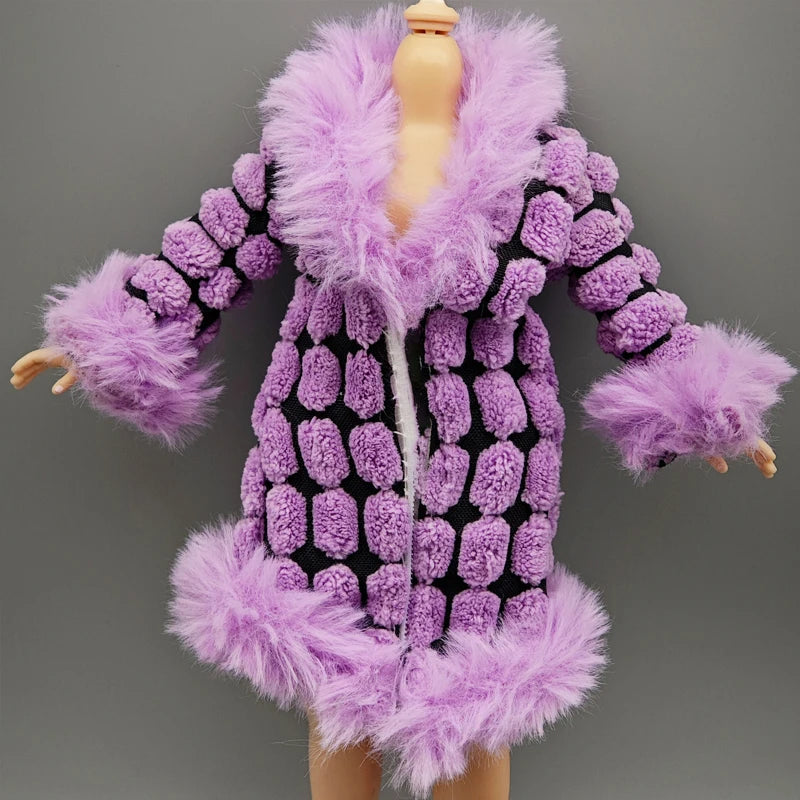 Handmade Doll Dresses & Shoes – Outfit for 28cm High School Dolls with Big Eyes & Long Eyelashes, Perfect Birthday Gift