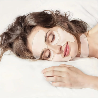 Reusable Silicone Wrinkle Patches – Face, Neck and Forehead Smoothing Masks for Overnight Skincare and Fine Line Care