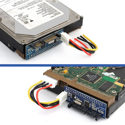 IDE to SATA Converter Card – 3.5-inch HDD & CD Drive Adapter, Parallel to Serial Port Extension