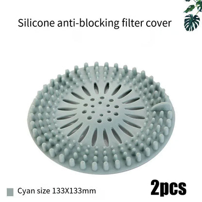 Sewer Hair Floor Drain Filter – Anti-Clogging Bathroom & Kitchen Sink Cover, Magic Hair Catcher Tool