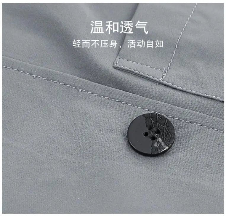 Men’s Summer Thin Blazer Jacket – Breathable, Elastic Sunscreen Coat for Business Casual, 4XL