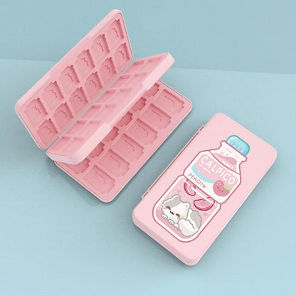 48-in-1 Nintendo Switch OLED Lite Accessories Set – Pink Game Card Case & SD Card Storage Box