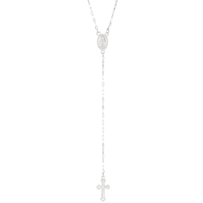 Fashion Christian Cross Necklace for Women – Gold & Silver Color Rosary Pendant Chain Choker Religious Jewelry Accessories