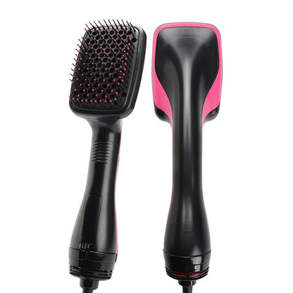 All-in-1 Hot Air Brush Styler – Electric Ion Hair Dryer, Volumizer, Straightener & Curler Comb Roller
