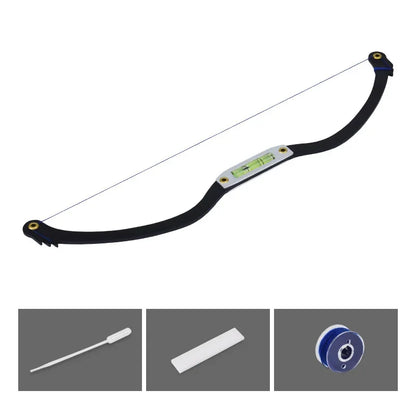 Pre-Inked Eyebrow Ruler & Brow Measuring String — Microblading Permanent Makeup Bow & Arrow Line Tattoo Guide