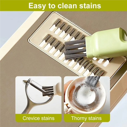 P4 Tableware Cleaning Brush – Strong Decontamination Scrubber in Green for Dishes & Utensils