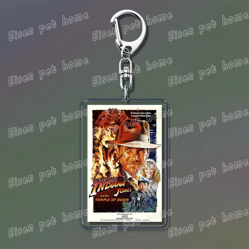 Classic Movie Keychains – Jaws, Fight Club, Avatar Pendant Key Rings for Bags & Fan Gifts