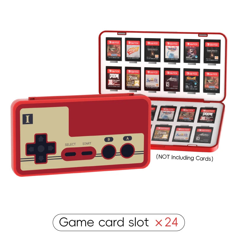 DATA FROG 24-in-1 Game Card Case – Hard Shell Storage Box for Nintendo Switch/Lite/OLED Accessories