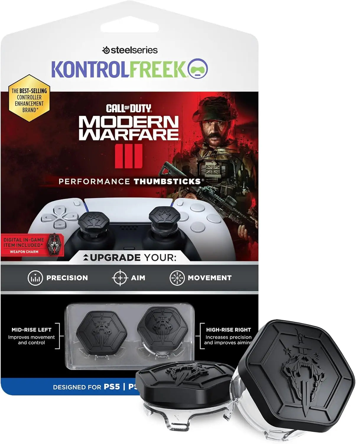 2025 Freek Galaxy Analog Stick Caps – High-Rise Silicone Joystick for PS5 & PS4 Controller Performance Gaming