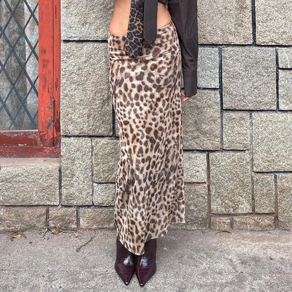 Women’s Tulle Leopard Print Off-Shoulder Top – Summer Casual Bandeau Blouse with Straight-Cut Neckline