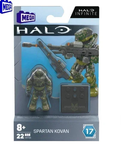 Megas Halos Construx Infinites Heroes Series – 17 Spartan Yoroi Kovan Agryna Action Figures & Collectibles