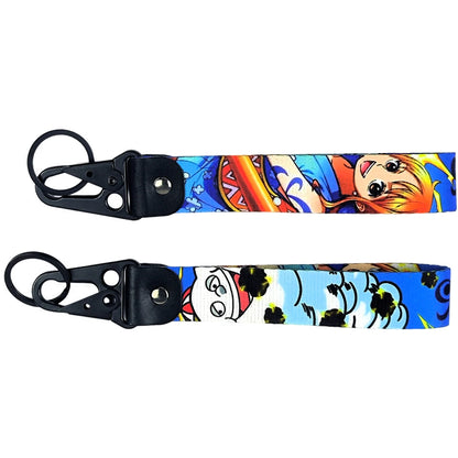 One Piece Eagle Beak Keychain Lanyard – Anime Manga Badge Holder & USB Pendant Accessories