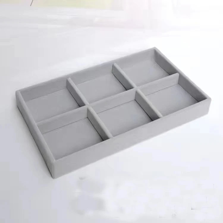 Velvet Jewelry Organizer Tray – Ring, Bracelet & Necklace Storage Box Display Drawer Organizer for Jewelry Showcase & Storage