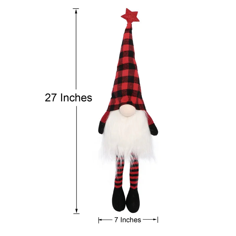 20/30cm LED Faceless Elf Gnome Doll — Christmas & New Year Light-Up Decoration for Home, Kids Gift 2025