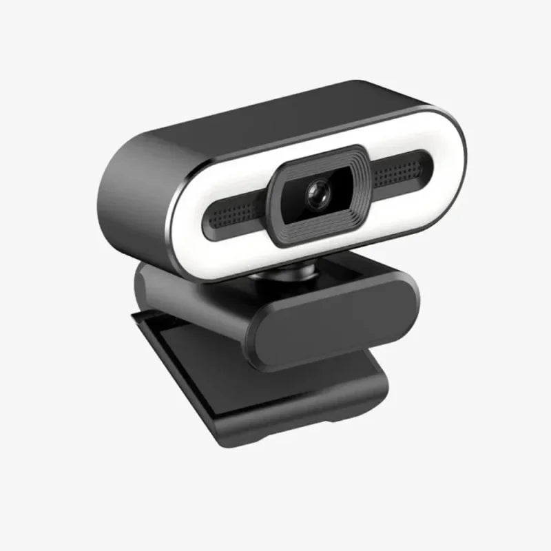 Portable Full HD Webcam – 1080P/2K/4K Autofocus PC & Laptop Camera with Microphone, Flexible Live Streaming and Broadcast Light