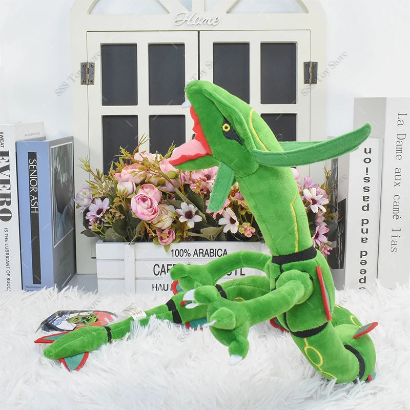 Hot Sale Pokémon Plush Toys – Mega Rayquaza, Gyarados, Dragonair, Mimikyu, Lucario, Horsea, Charizard Soft Stuffed Peluche for Kids Xmas Gift