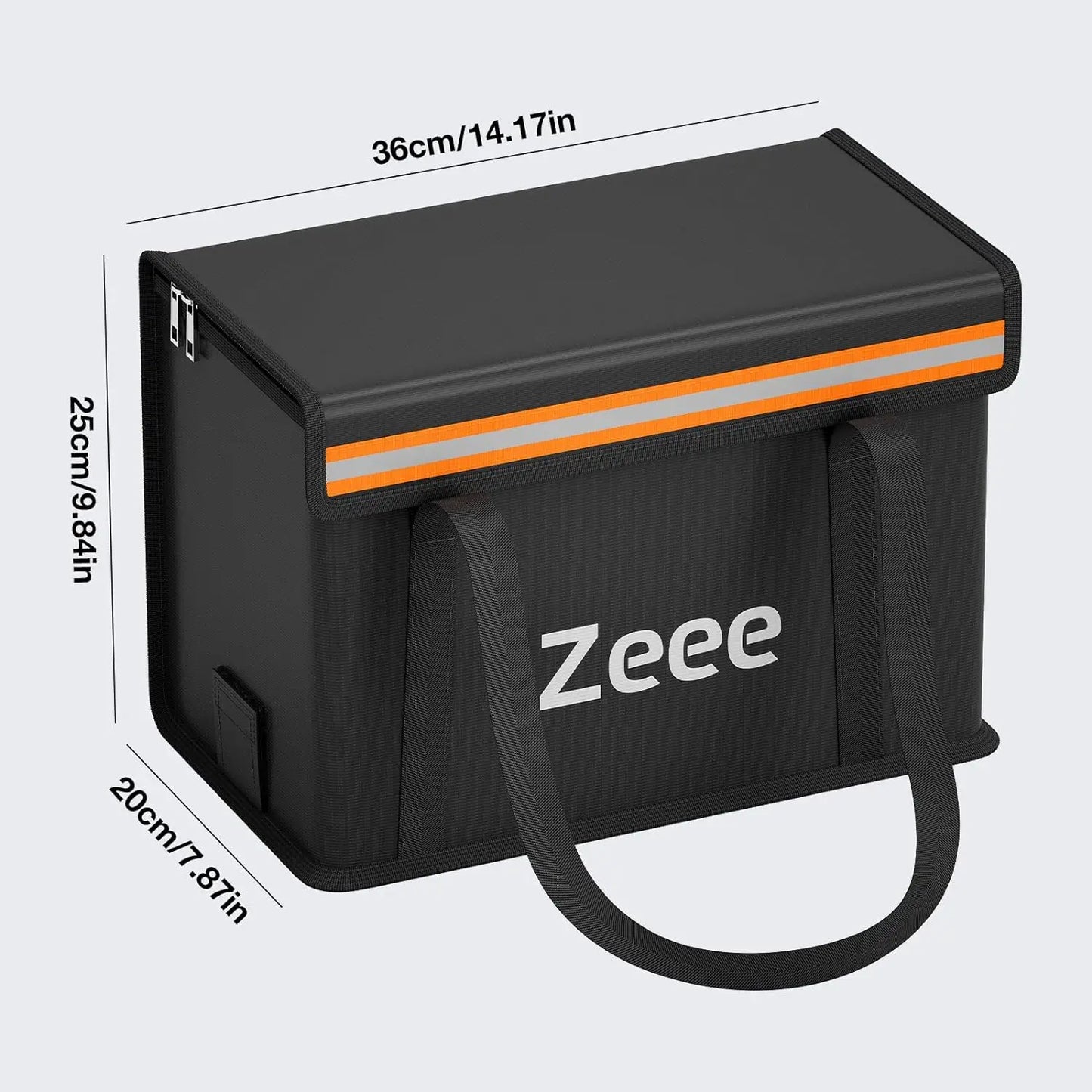 Zeee Lipo Safe Bag – Large Capacity Fireproof & Explosion-Proof Battery Storage Bag for Ebike & RC Parts