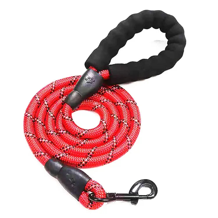 Strong Reflective Dog Leash – Durable Pet Leash for Small, Medium & Large Dogs, Suitable for Pulling & Walking Golden Retrievers