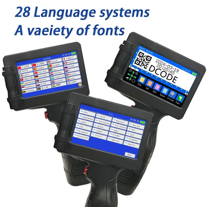 DCODE 1755PLUS Portable Handheld Inkjet Printer – 12.7mm Text, QR, Barcode, Logo & Date Printing Machine
