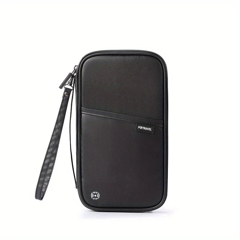 RFID Blocking Family Passport Wallet – Multi-Functional Travel Document Organizer Bag