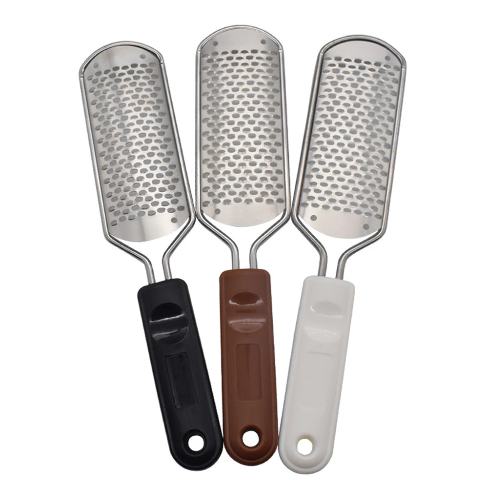 Stainless Steel Foot Rasp File - Professional Pedicure Tool for Heel Callus and Dead Skin Removal
