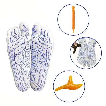 Acupressure Foot Massage Socks – Reflexology & Physiotherapy for Tired Feet Relief