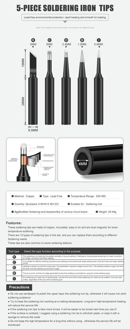 JCD 60W/80W Electric Soldering Iron – Adjustable Temperature with Digital Display for Welding & Repair