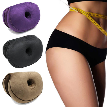 Multifunction Orthopedic Memory Foam Seat Cushion – Dual Comfort Pelvis Pillow for Hip Lift & Pressure Relief
