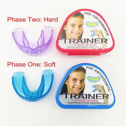 T4K Children’s Dental Tooth Trainer – Orthodontic Appliance for Kids Teeth Alignment, Soft & Hard Braces Mouthpieces