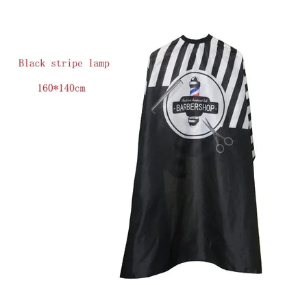 Retro Hairdressing Cape – Waterproof Patterned Salon Barber Gown, Professional Hair Stylist Cutting Apron