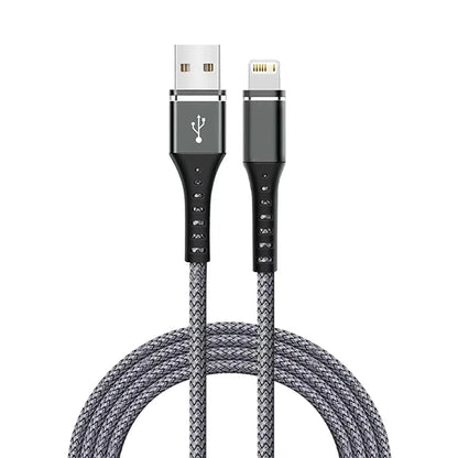 Original Lightning Cable USB – Fast Charging Wire for iPhone 14-6S Plus, X, XR, XS, 13, 12, 11 Pro Max, SE, Nylon Braided Charger Cord