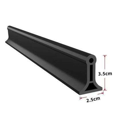 Bendable Silicone Water Retaining Strip - Bathroom Shower Barrier for Kitchen and Wet-Dry Separation