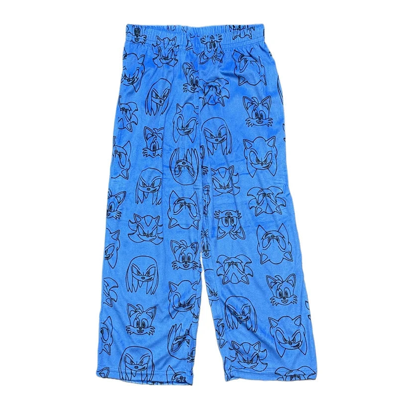 Sonic the Hedgehog Spring Kids Pajama Set – Boys’ Long Sleeve Sleepwear with Pants