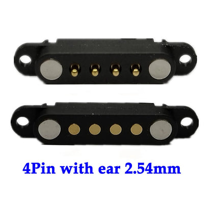2A DC Magnetic Pogo Pin Connector Set - 2Pin 3Pin 4Pin 5Pin Spring Loaded Male Female Power Socket for Electronics Projects