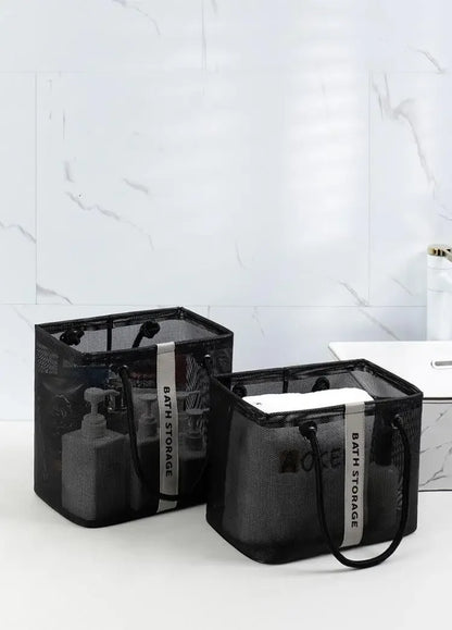 Large Capacity Cosmetic Bag - Portable Travel Wash Handbag, Transparent Shower Makeup Pouch, Unisex Toiletries Organizer