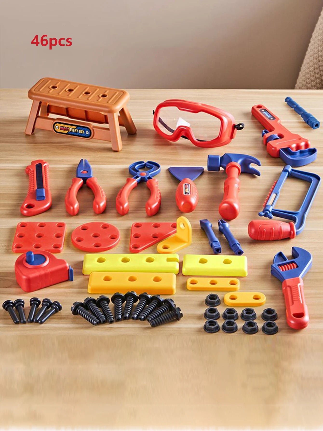 Children’s Toolbox Toy – Simulation Electric Drill & Repair Platform for Boys, Baby Screw Assembly Play Set