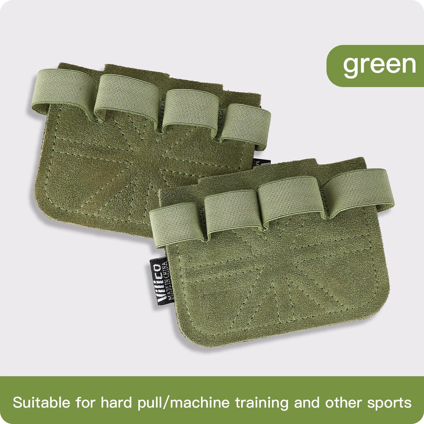 Leather Weightlifting Training Gloves with Palm Protection for Men & Women – Gym Workout, Pull Ups & Fitness Grips