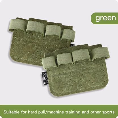 Leather Weightlifting Training Gloves with Palm Protection for Men & Women – Gym Workout, Pull Ups & Fitness Grips