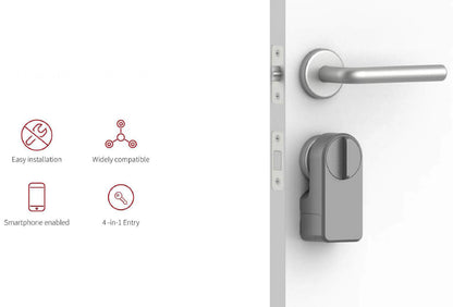 A1 Pro Max Bluetooth Smart Door Lock – Tuya APP Remote Control, Keyless Entry, Smart Life Compatible, DIY Easy Installation
