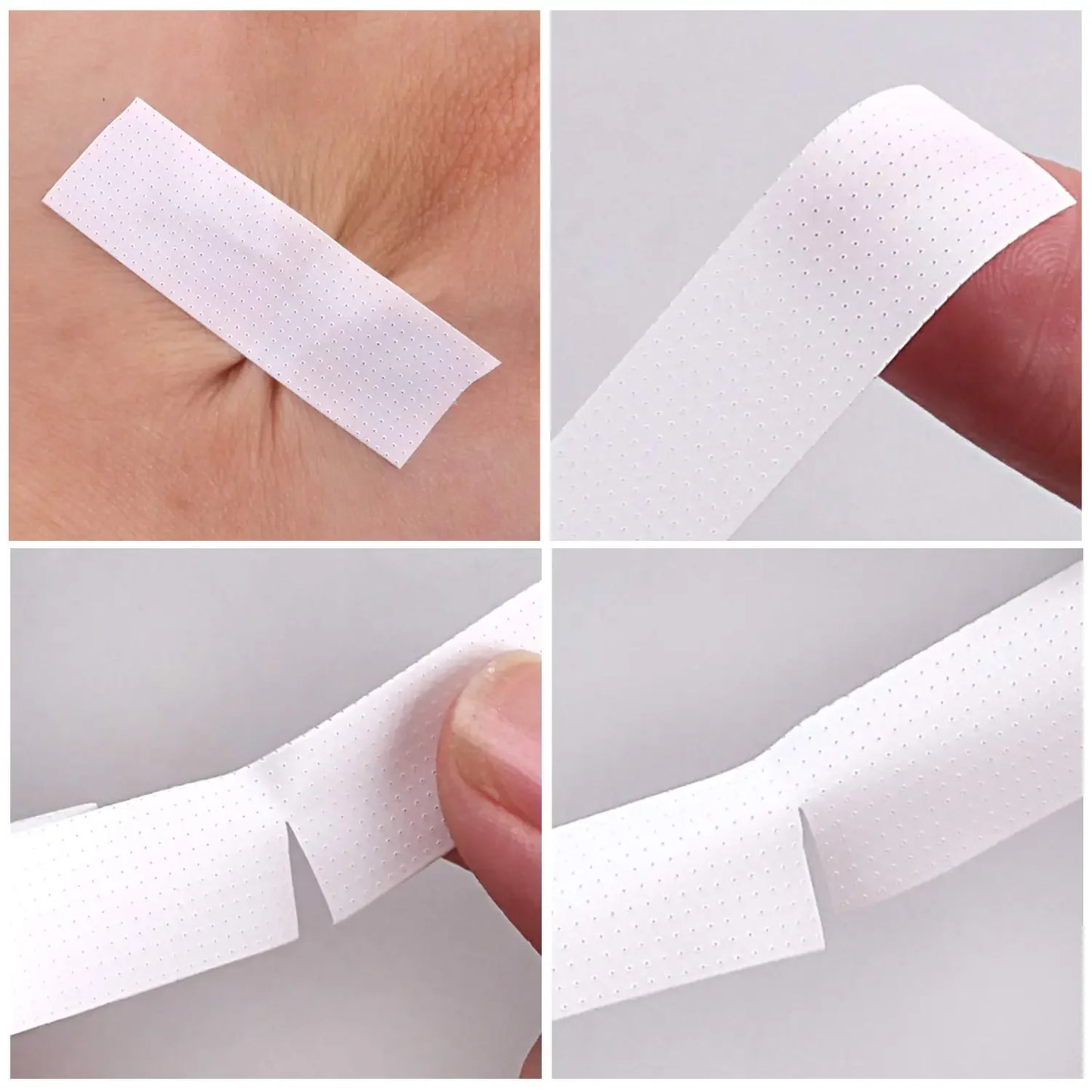 3/6 Rolls Eyelash Insulating Tape – Lint-Free, Breathable Non-Woven Under Eye Pads for Extensions