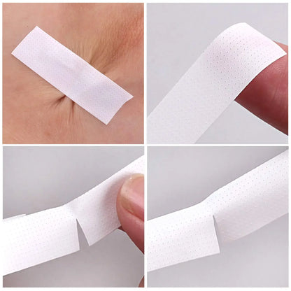3/6 Rolls Eyelash Insulating Tape – Lint-Free, Breathable Non-Woven Under Eye Pads for Extensions