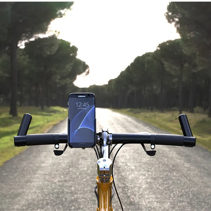 VIKEFON Aluminum Alloy Motorcycle & Bicycle Phone Holder – 4-7 inch Smartphone GPS Handlebar Mount