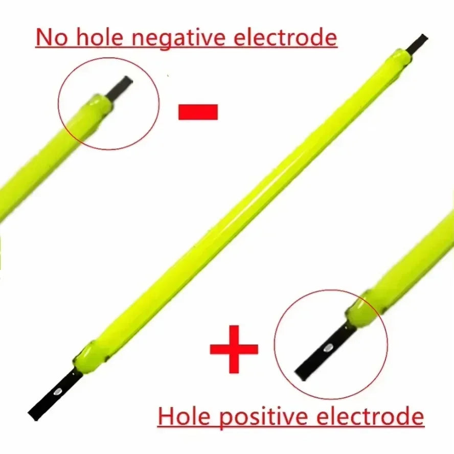 3V 38mm LED Filament COB Bulb - Multicolor Edison Lamp Diodes for Holiday Lighting, 5–100PCS/Box