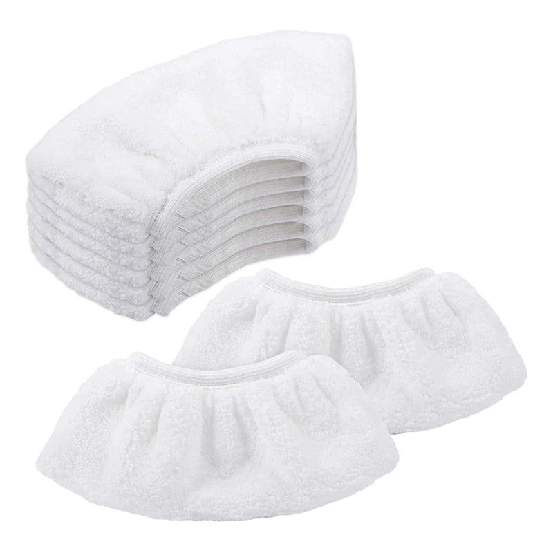 8 Pack Terry Cloth Covers for Hand Tools & Nozzles - Compatible with Karcher Steam Cleaner SC 2, SC 3, SC 4, SC 5