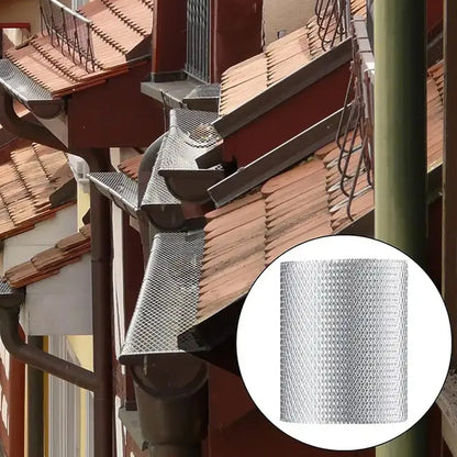 Aluminum Gutter Guard Mesh – Leaf Protector Covers for Gutters, Home Improvement Leaf Guards