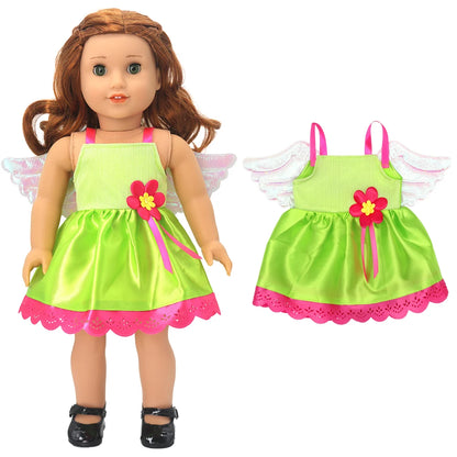 18-Inch Girl Doll Winter Coat — 43cm Baby Doll Jacket Outfit for Dressing
