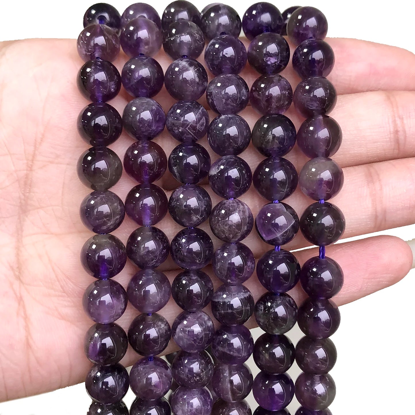 Natural Flame Stone Beads - Yooperlite & Fire Sodalite Loose Spacer Beads for DIY Bracelets and Necklaces