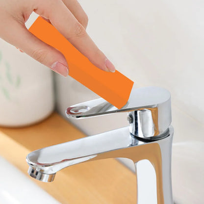 Limescale Eraser Cleaning Brush - Rubber Rust and Mineral Deposit Remover for Kitchen, Bathroom, Toilets, and Glass Surfaces