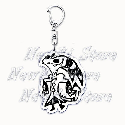 Helluva Blitzo Anime Keychain – Boss Pendant Bag Accessory & Fan Gift Keyring Jewelry