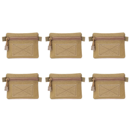 Outdoor Waterproof EDC Molle Wallet — Portable Travel Zipper Waist Pouch for Camping, Hiking & Hunting